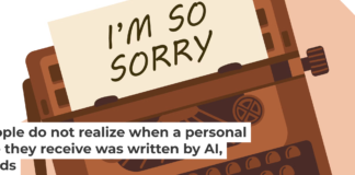 People tend to be offended when they get a personal note written by AI – if they know. Ekaterina Buravleva/iStock via Getty Images